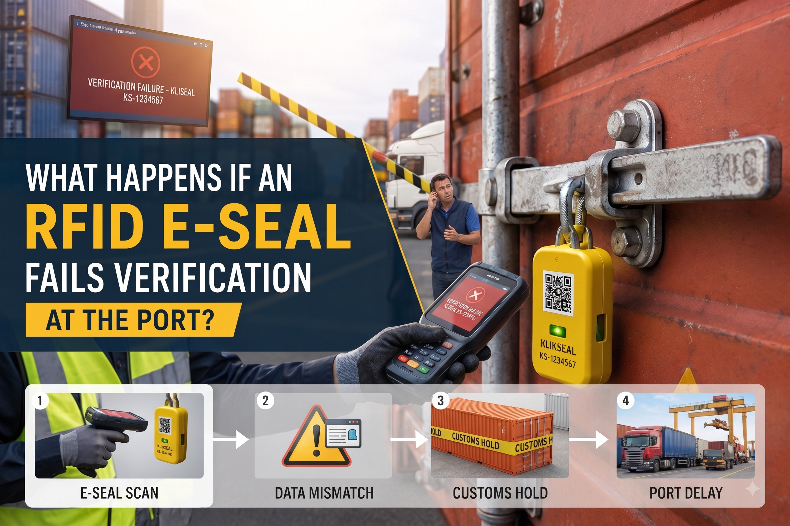 What Happens If an RFID E-Seal Fails Verification at the Port?